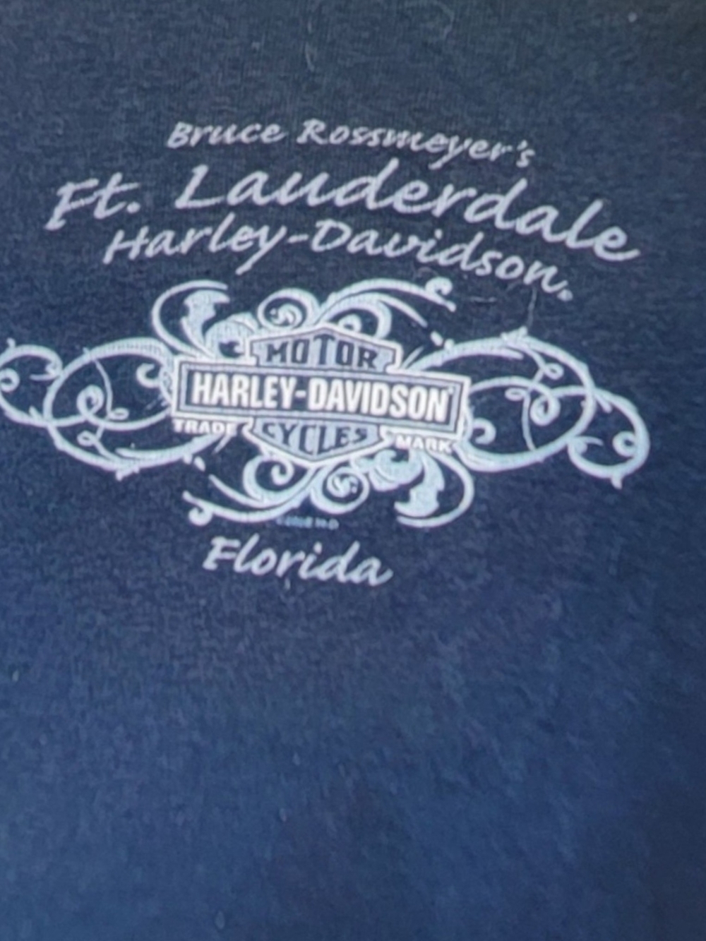 Harley-Davidson Black Graphic Right side Lace-Up Mesh-Panel Tank womens M - Picture 5 of 5